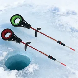 ACKIBBIK Caña de Pesca en Hielo con Carrete Portátil – Trucha