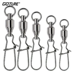 Goture Giratorios de Pesca Doble Rodamiento Acero Inoxidable Fuertes