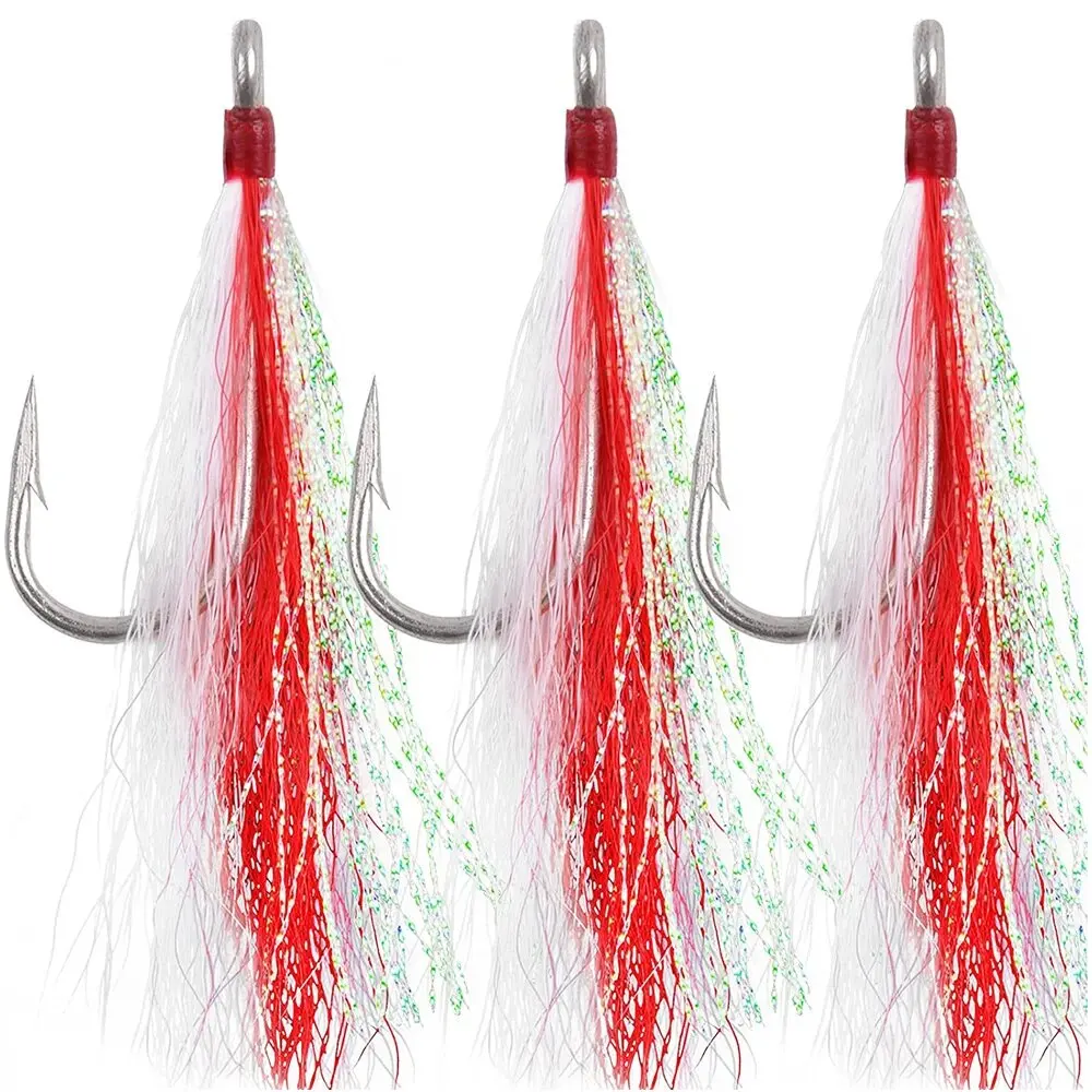 Anzuelo Bucktail acero inoxidable para bagre y lubina - agua salada - imagen 5