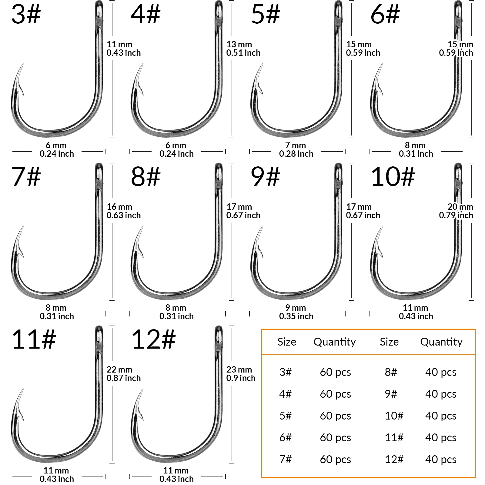 THKFISH Anzuelos circulares para carpa - Acero carbono, dorado negro plateado - imagen 4