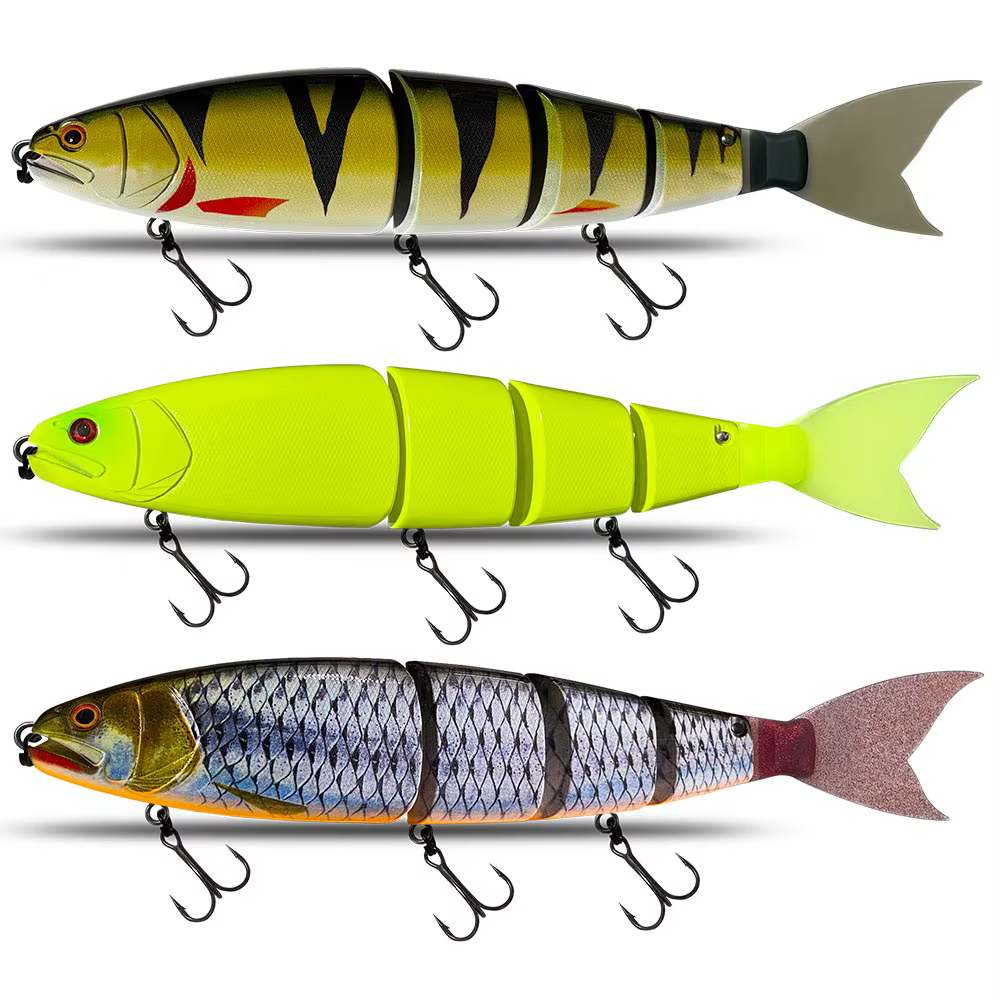 Señuelo articulado Pececillo 300mm – Cebopara Lúcio flotante/hundimiento - imagen 4
