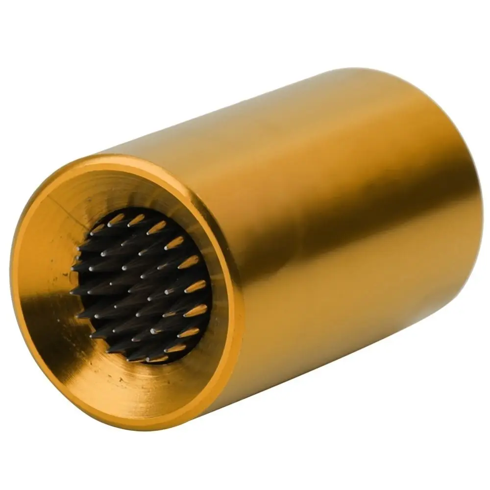 Moldeador de puntas de billar 2 en 1 – Aluminio dorado y azul - imagen 2