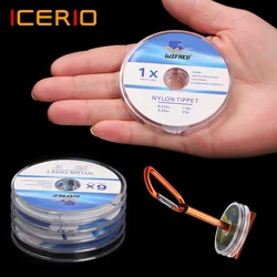 ICERIO Hilo de mosca monofilamento – Sedal transparente para trucha y lubina