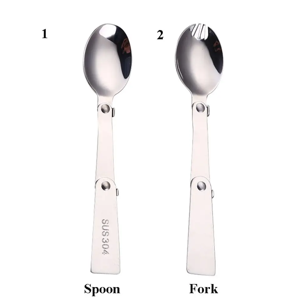 Estuche compacto con los utensilios doblados