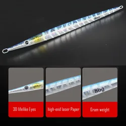 JEKEKU señuelo de jigging lento metal hundimiento rápido para agua salada