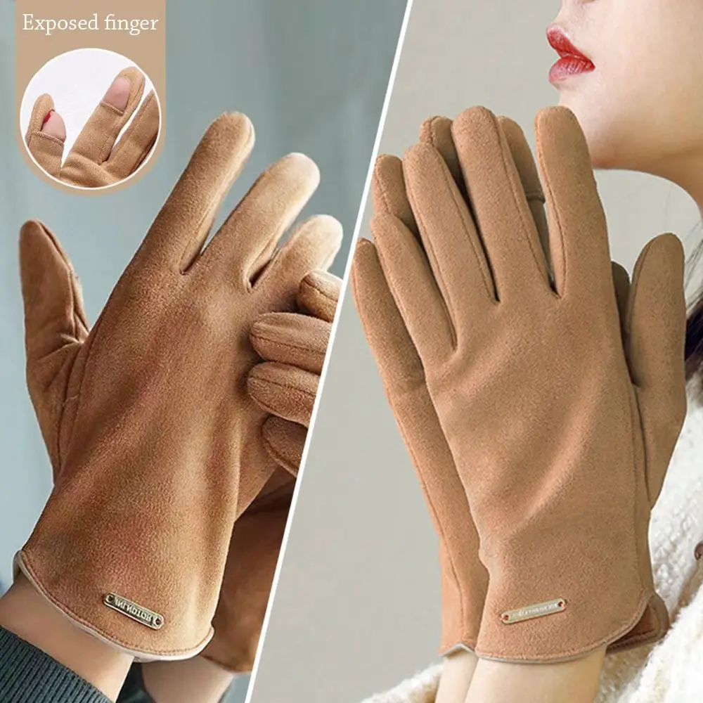 Guantes de pesca térmicos para pantalla táctil, a prueba de viento - imagen 5