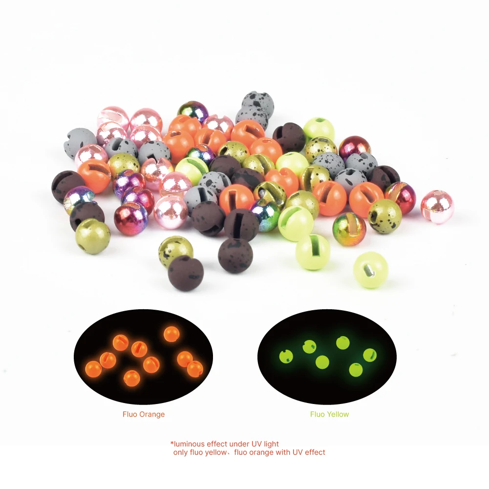 Elite TG Cuentas de tungsteno ranuradas para pesca con mosca trucha - imagen 4