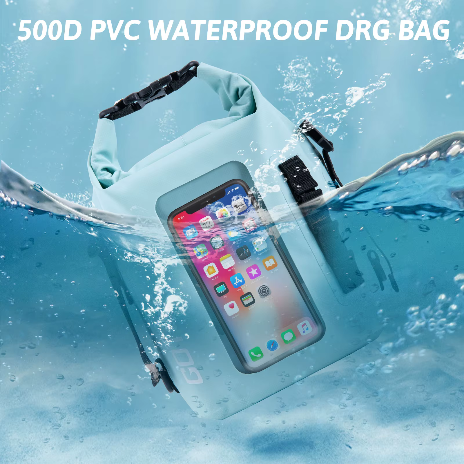 Goture Bolsa impermeable con pantalla táctil para drifting y kayak - imagen 4