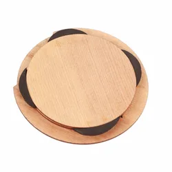 Funda de guitarra de madera clásica con antirroños y patrón decorativo
