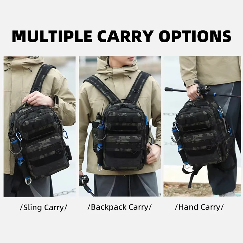 Bolsa para cañas de pesca táctica Mochila corta distancia - imagen 5