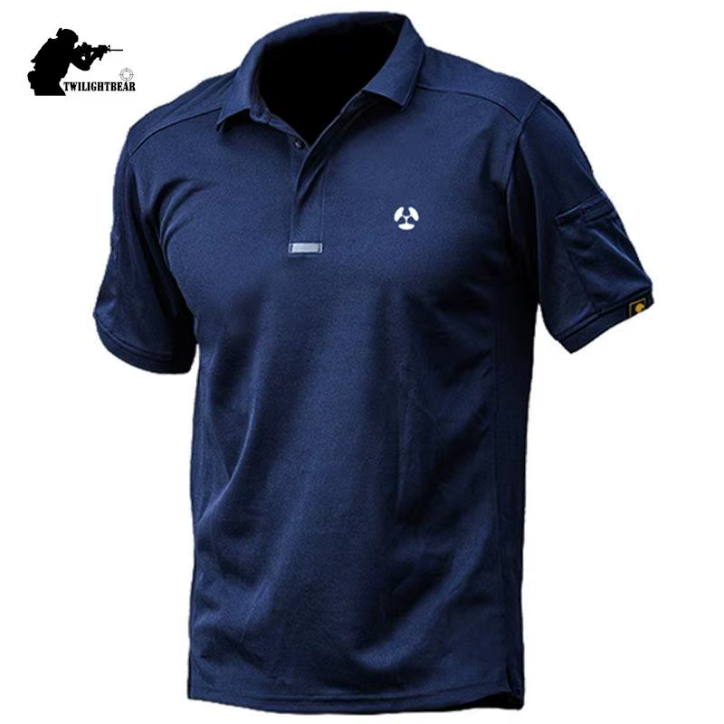 Airsorf Cambat Polo de manga corta - Camisa secado rápido para hombre