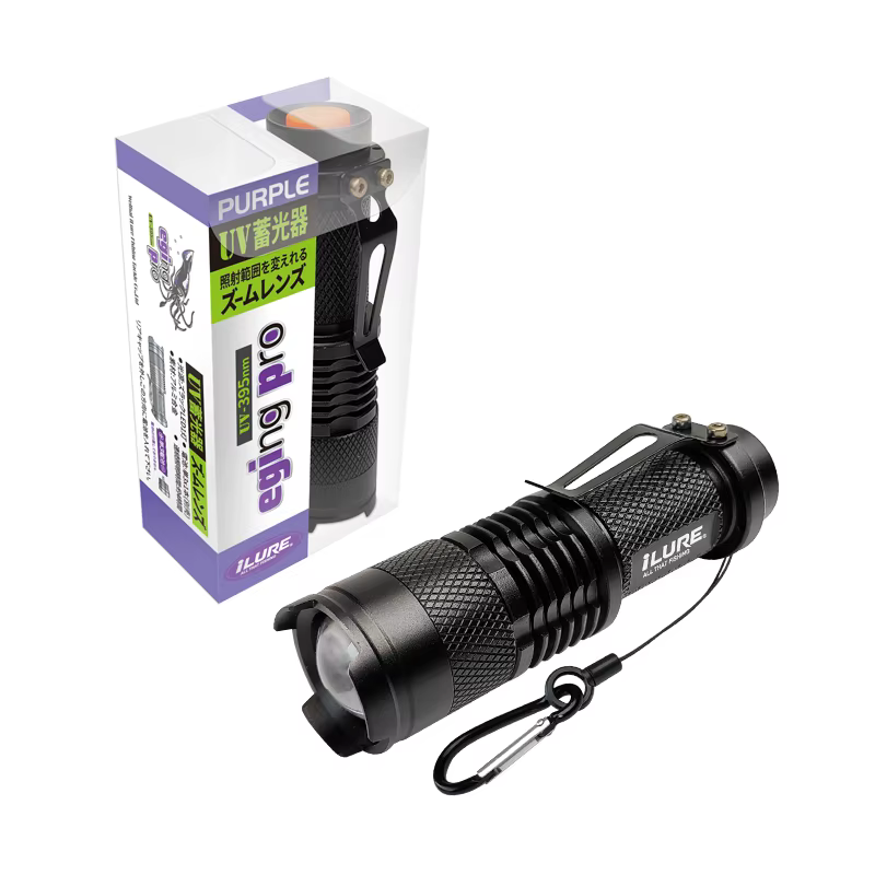 ILURE Linterna UV LED con zoom – 395nm para pesca de calamar - imagen 2