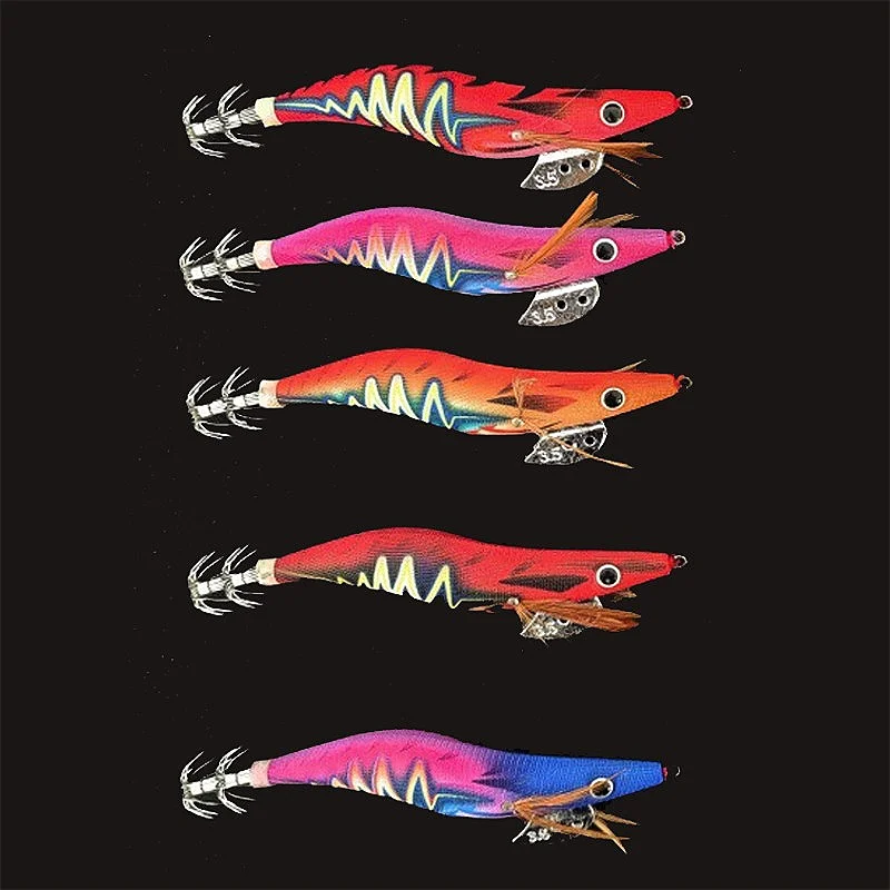 Ackibbik Señuelo luminoso de gambas tipo hard bait, anzuelo calamar - imagen 5