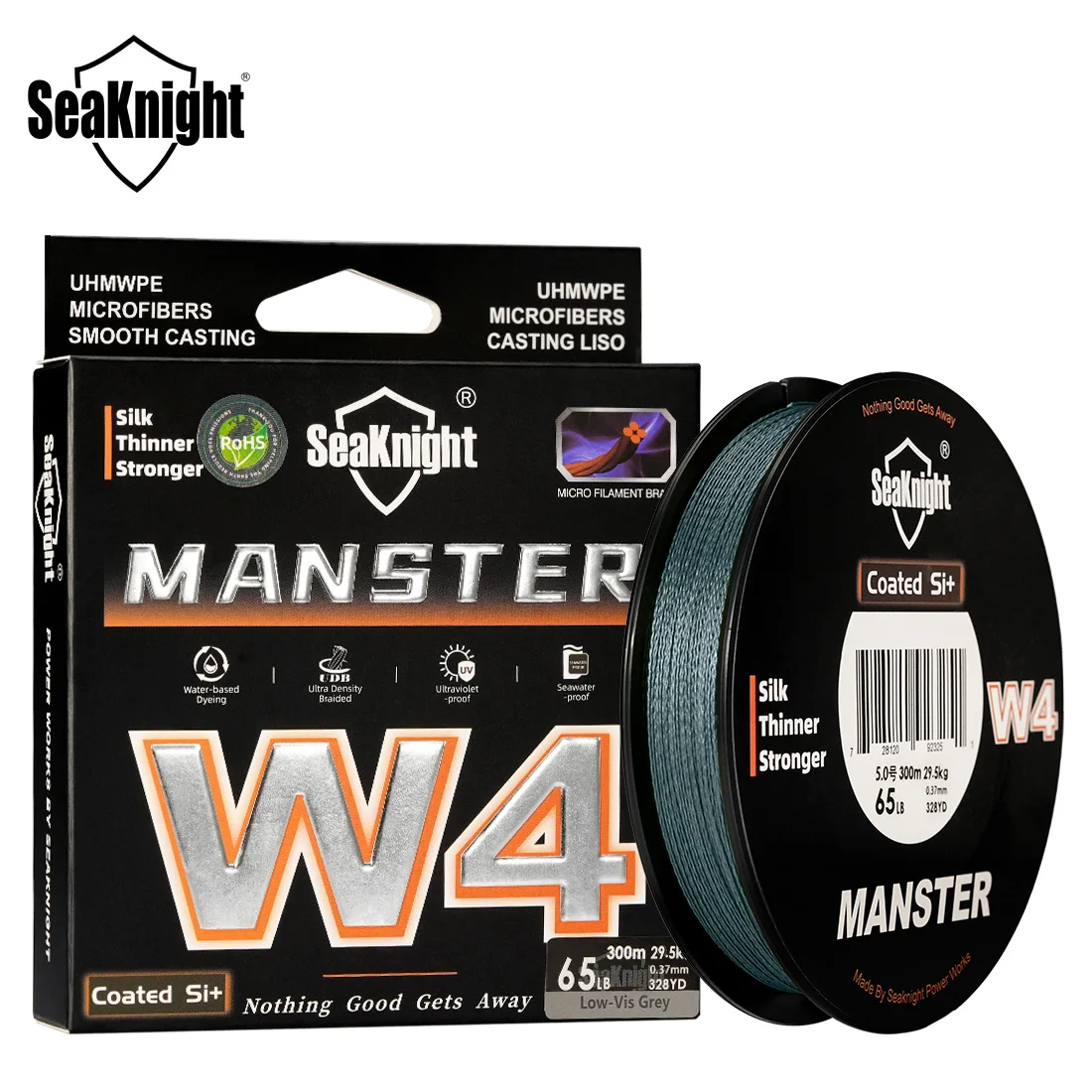 SeaKnight Manster W4 línea trenzada marina X4: alta resistencia - imagen 4
