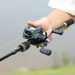 Sougayilang Kit de pesca – Caña telescópica y carrete giratorio