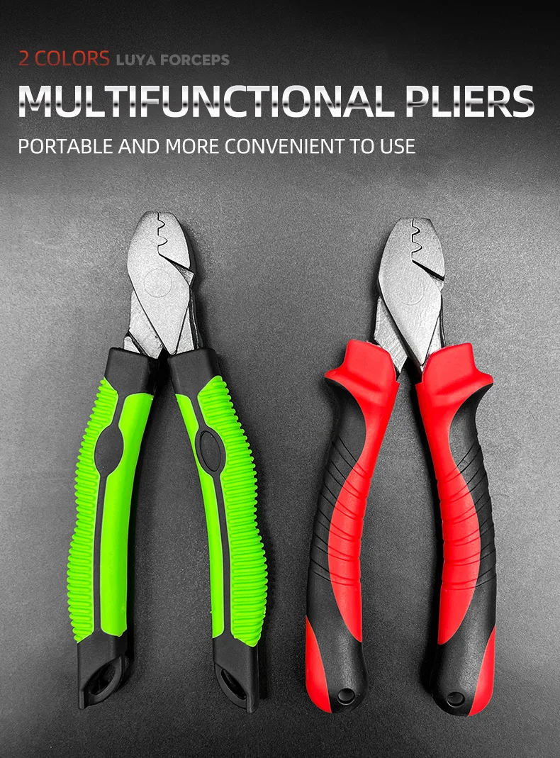 Alicates de pesca ShareShark para prensar tubos de aluminio y cobre