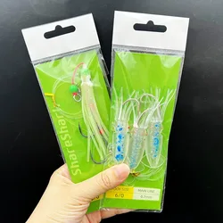Señuelos luminosos para calamar Sabiki – aparejo de arrastre