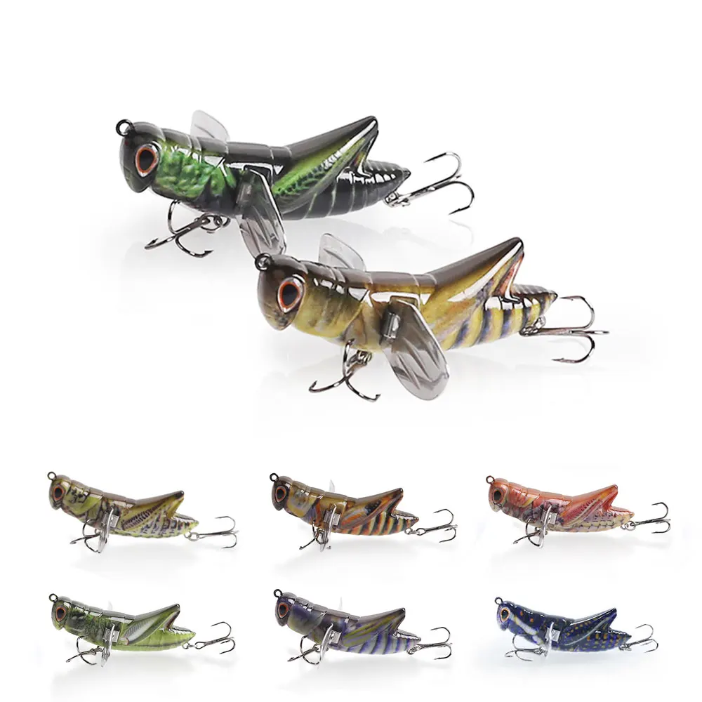 Hanlin Kevin Topwater Wobbler flotante para Lucio con alas de acero - imagen 5