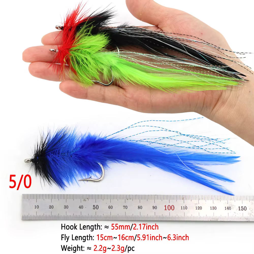 Seaducer Hackle – Señuelo para trucha y lucio en agua salada - imagen 3