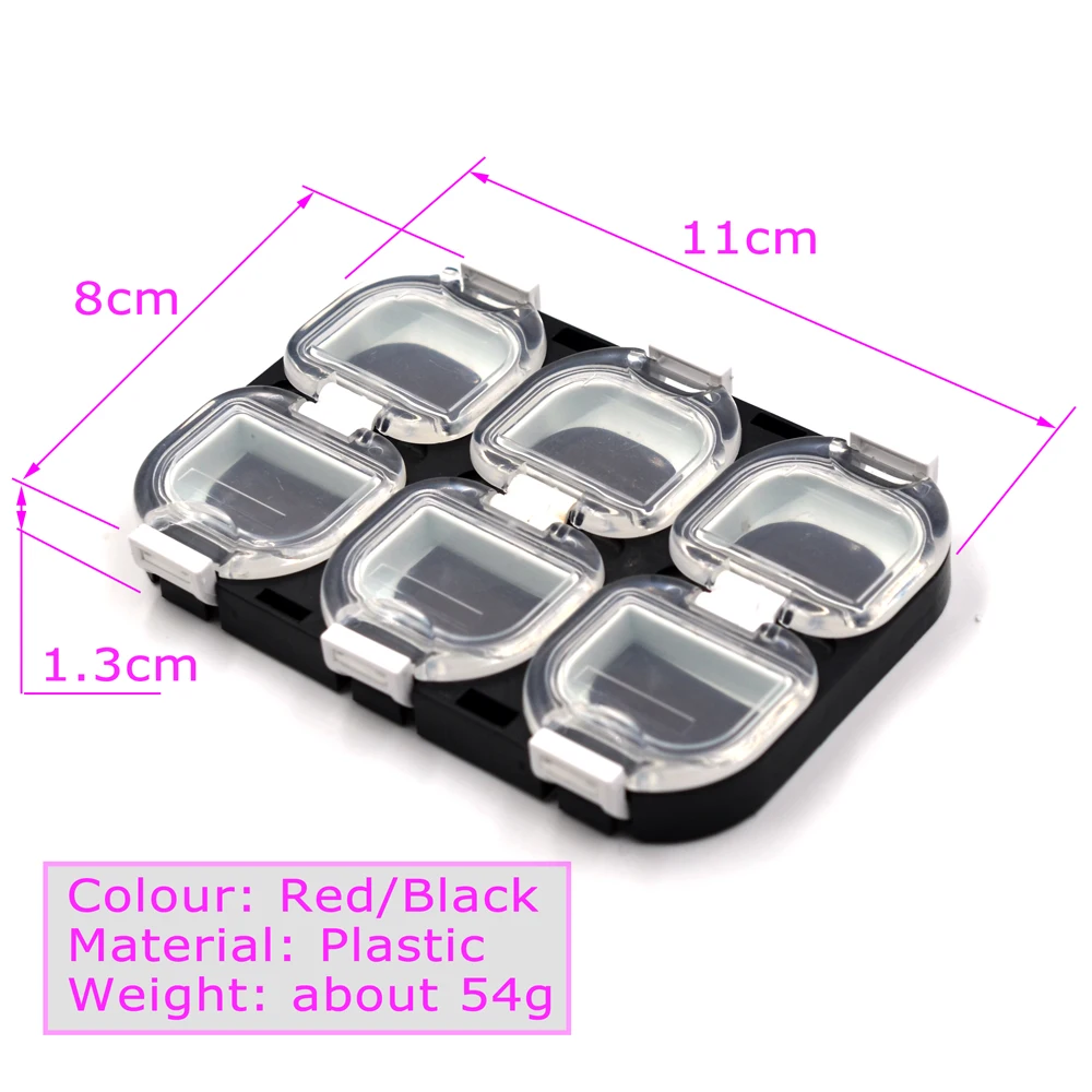 Caja de aparejos impermeable con imán y compartimentos para señuelos - imagen 5