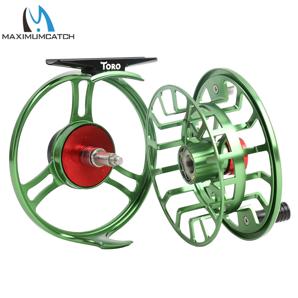 MAXCATCH TORO carrete de pesca con mosca CNC ajuste micro de freno - imagen 2