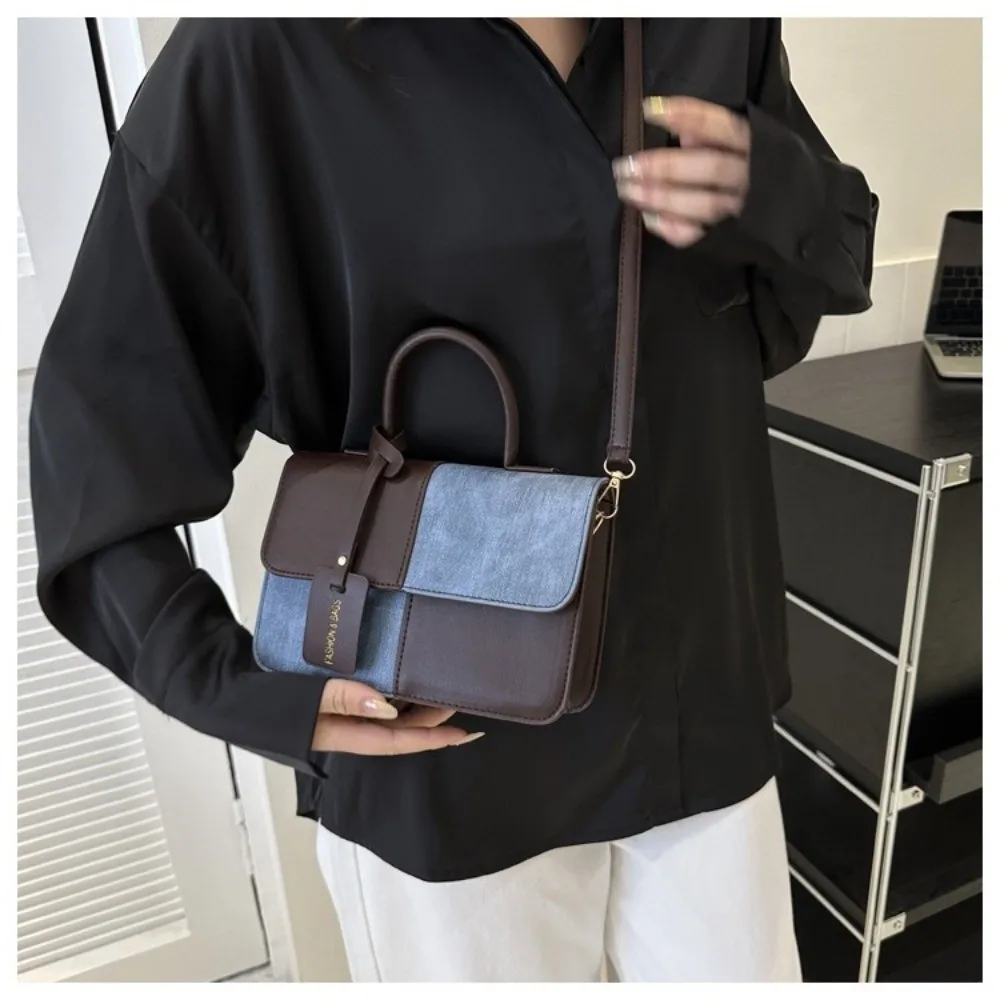 Bolso bandolera de polipiel para mujer, amplio y versátil - imagen 3