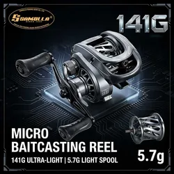 SAMOLLA Nieuwe carrete baitcasting ultraligero para agua salada