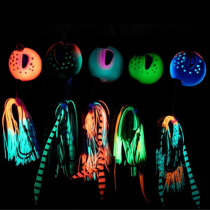 Inchiku de Metal Galvanizado con Brillo UV y Ojos 3D para Jigging - imagen 4