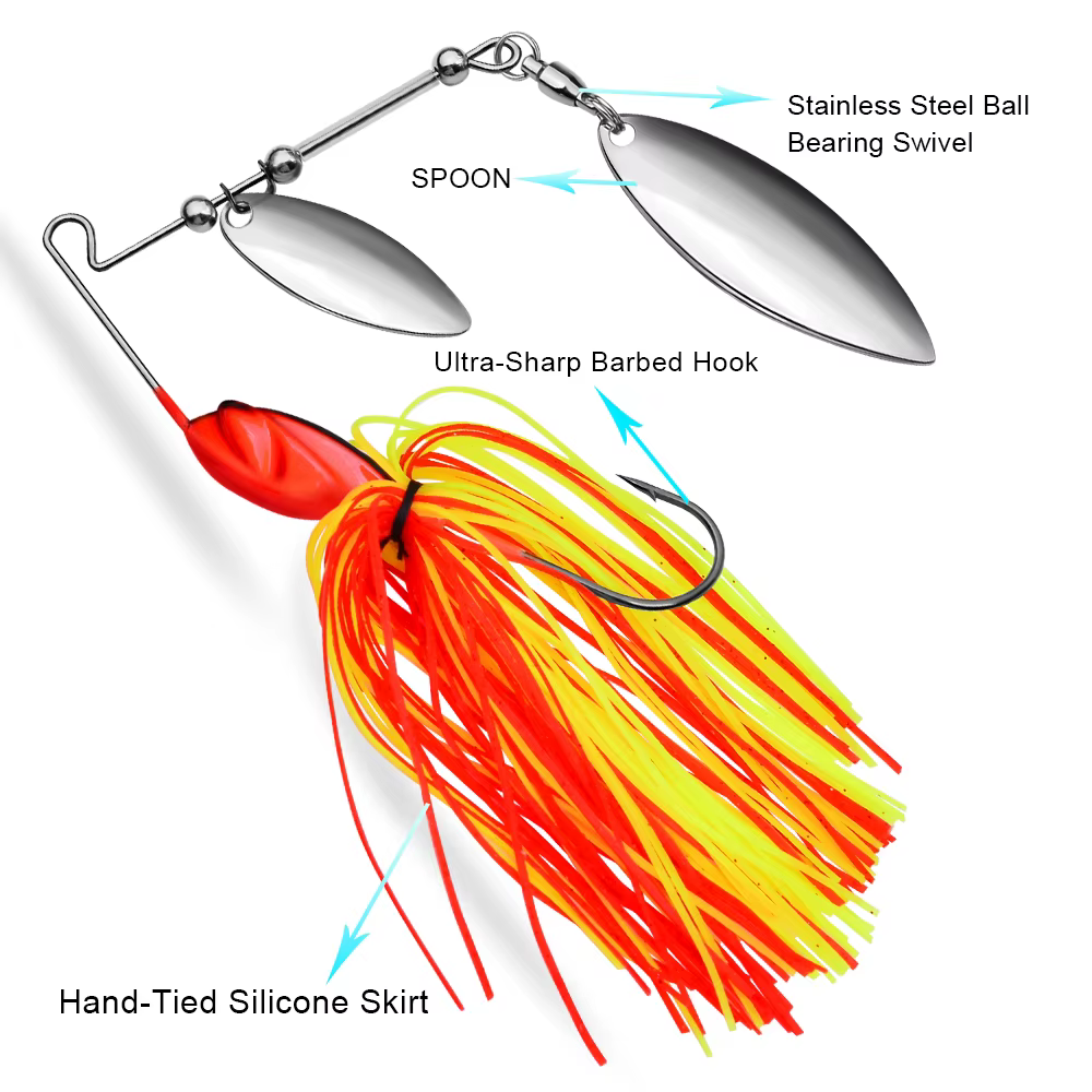 Proberos Jig Dancer Spinnerbait 10-14g Lubina Lucio - imagen 2