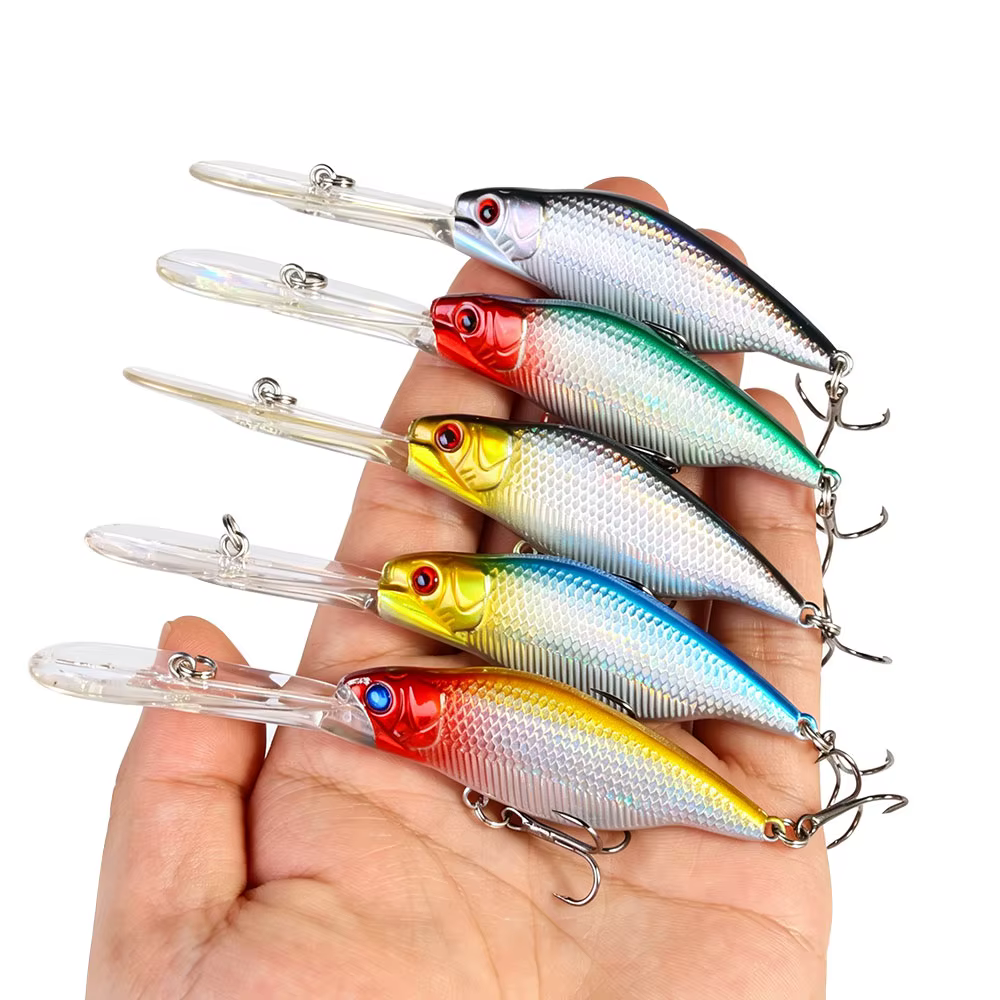 Señuelo jerkbait de buceo profundo – Cebo duro para lubina y lucio - imagen 5