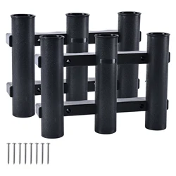 Goture Soporte Portacañas Tubo Negro – Plástico Marino Embarcación