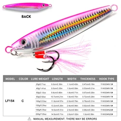 Señuelo jigging para lubina Proberos, recubrimiento láser escamas