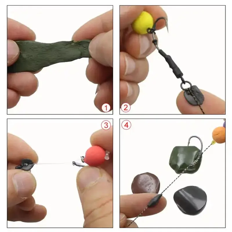 TAKEDO Masilla de Tungsteno Tricolor para Pesca - imagen 5