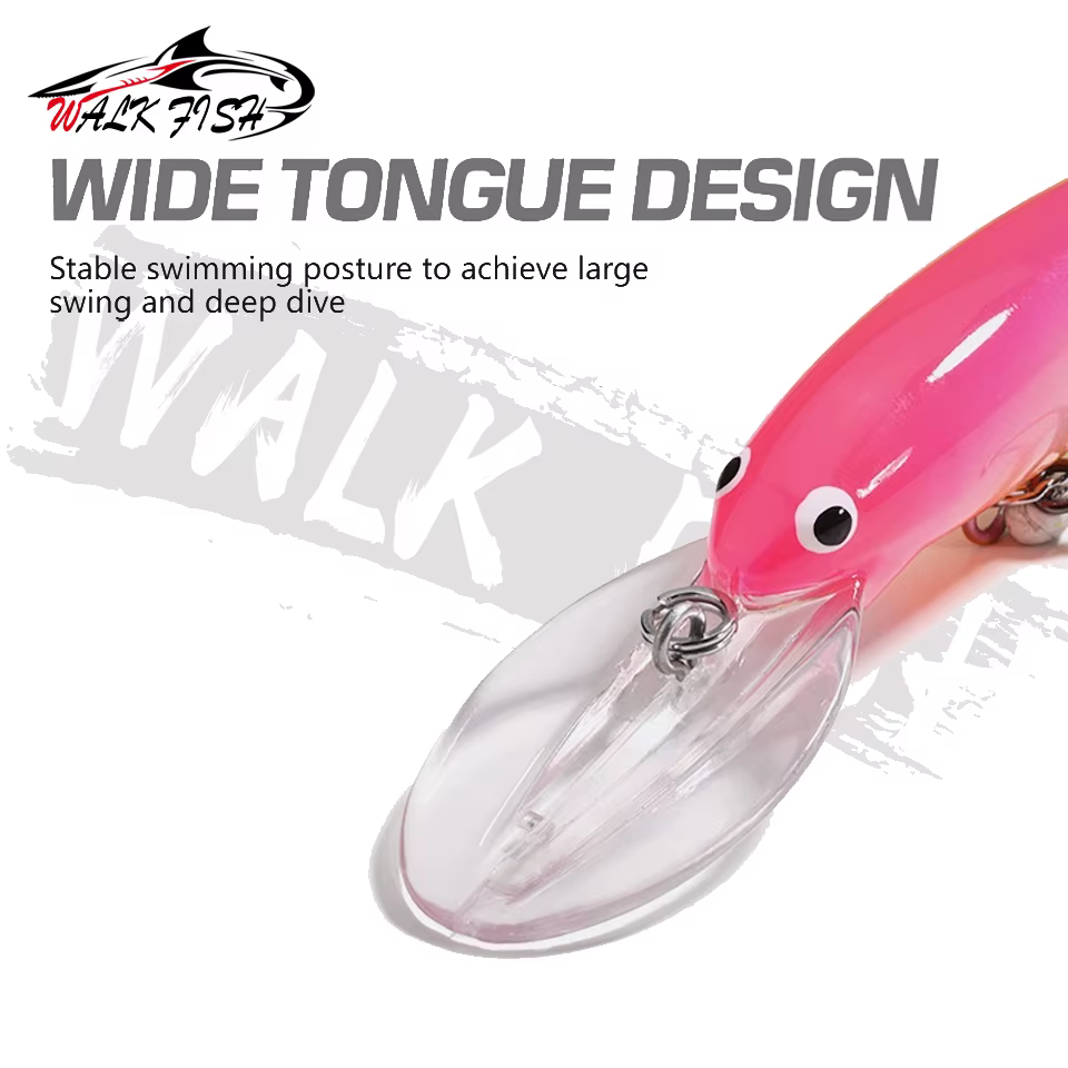Crankbait flotante WALK FISH – Señuelo duro de buceo profundo - imagen 5