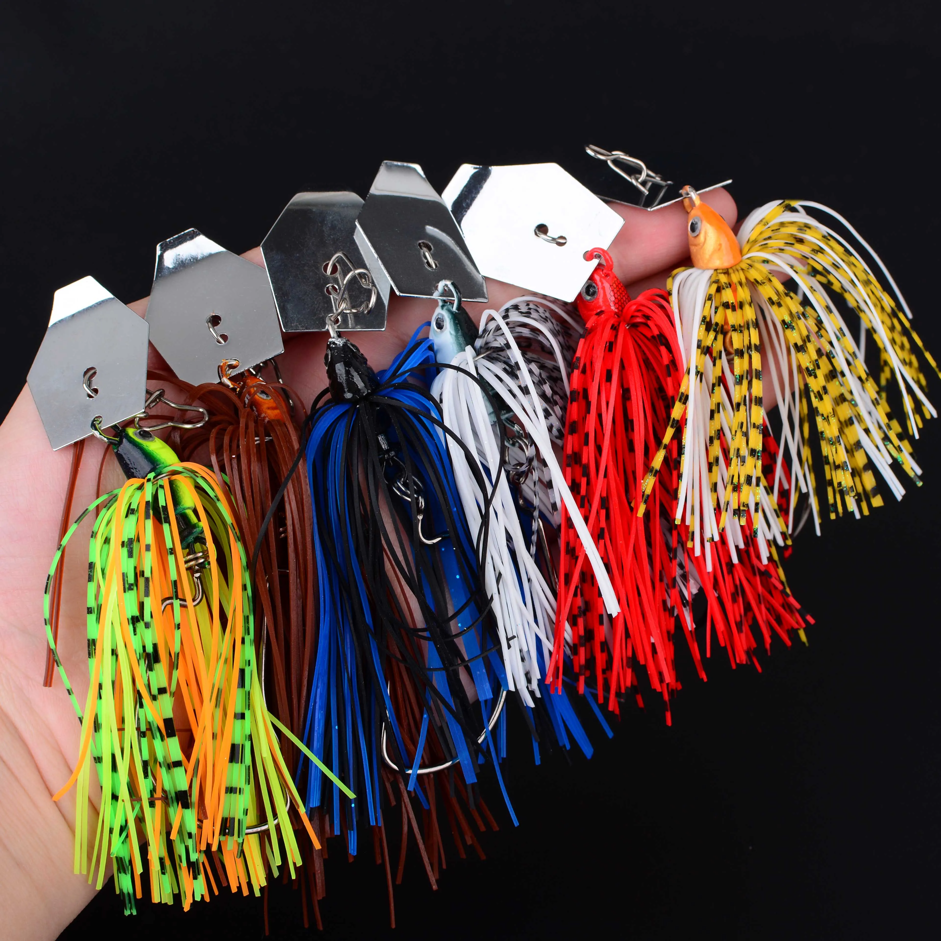 Chatterbait Spinner Blade Jig para lubina, lucio y lucioperca - imagen 3