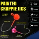 Señuelos para crappie con cola bifurcada, jig y vinilos - imagen 5
