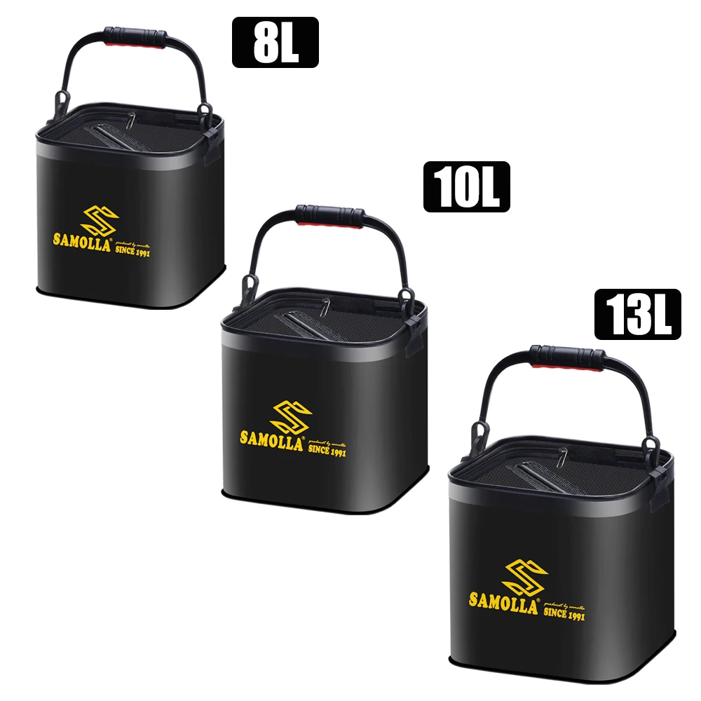 Cubo plegable EVA para cebo vivo – Tanque portátil de pesca - imagen 4