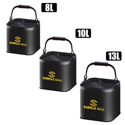 Cubo de pesca plegable para cebo vivo con bolsa EVA - camping