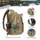 Mochila de pesca impermeable con soporte para cañas y hombro