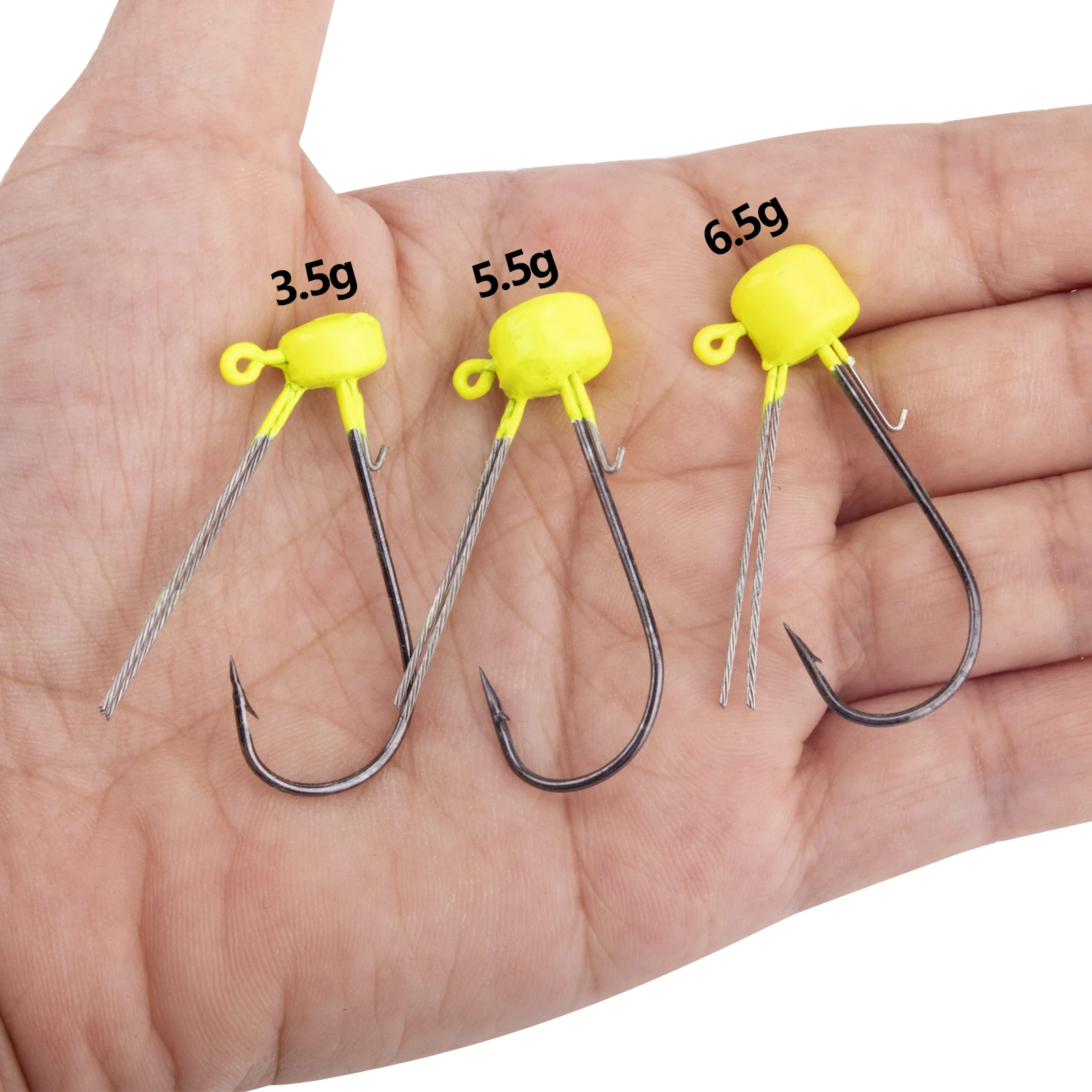 Anzuelos Jighead Ned Rig con cabezas de seta anti-enredo para vinilos - imagen 3