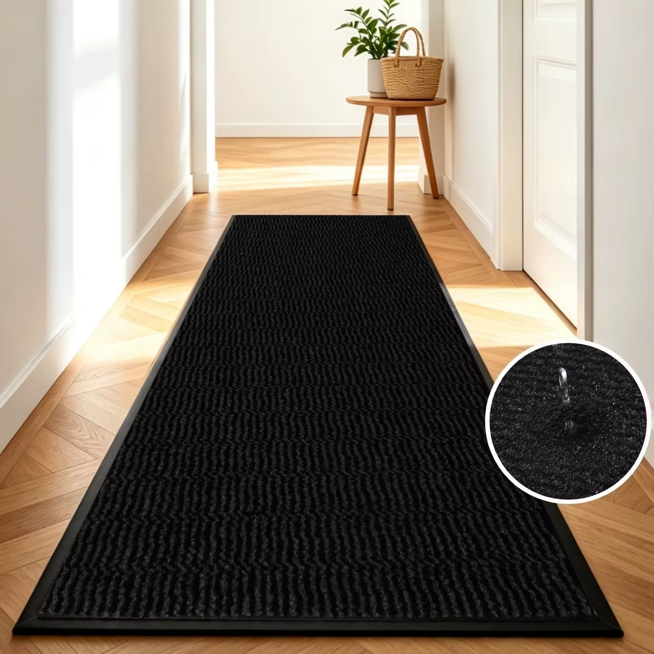 Alfombra pasillo antideslizante base goma absorbente baño cocina - imagen 5