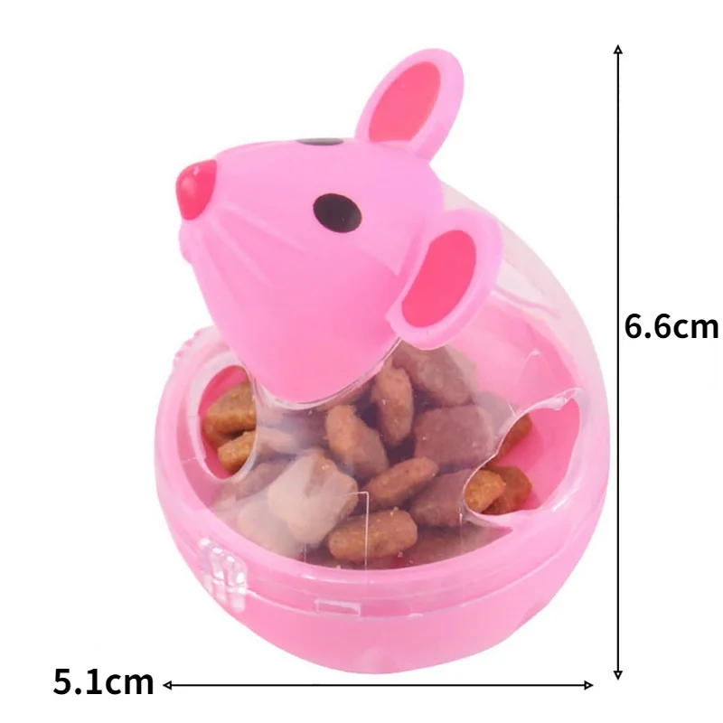 Alimentador para gatos con forma de ratón