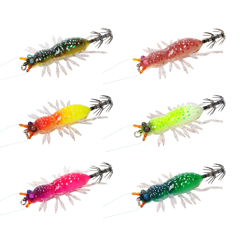 Señuelo Egi luminoso para calamar y sepia – jig para agua salada - imagen 3