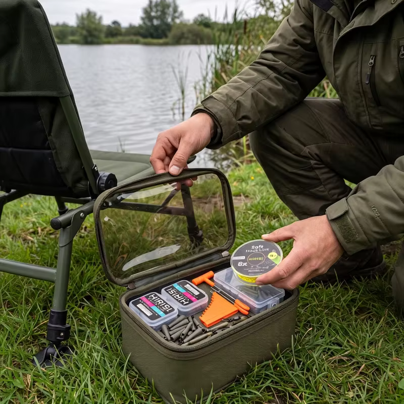 Kit Aparejos de Pesca para Carpas HIRISI con Anzuelos y Línea Trenzada - imagen 2