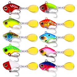Spinner Hengjia VIB – Cebo giratorio metálico multigramo para pesca