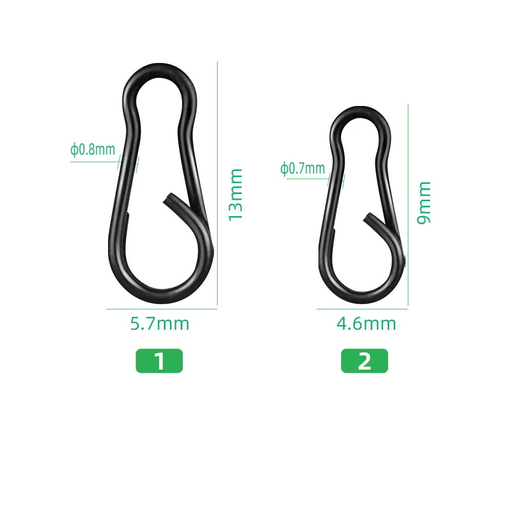 Clips de cambio rápido Duo Lock para pesca de carpa - imagen 2