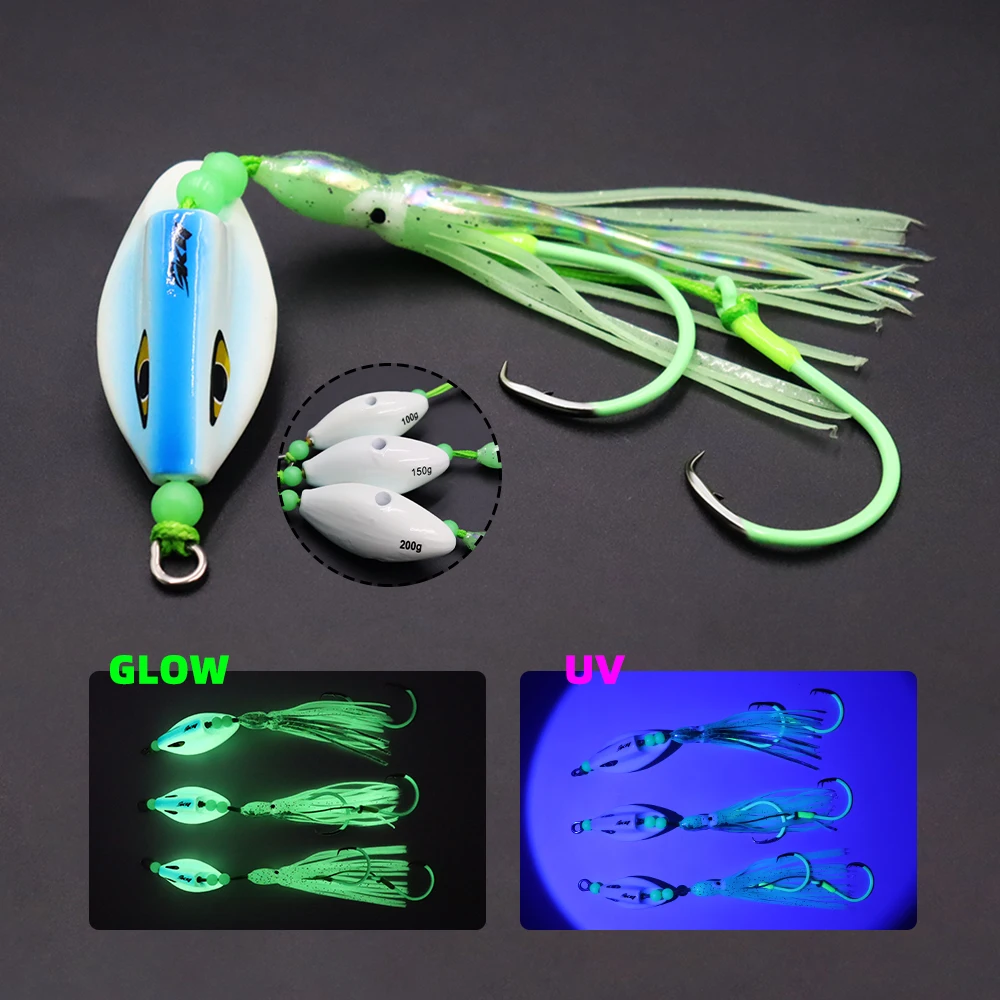 Señuelo ZYZHE listo para pesca en mar