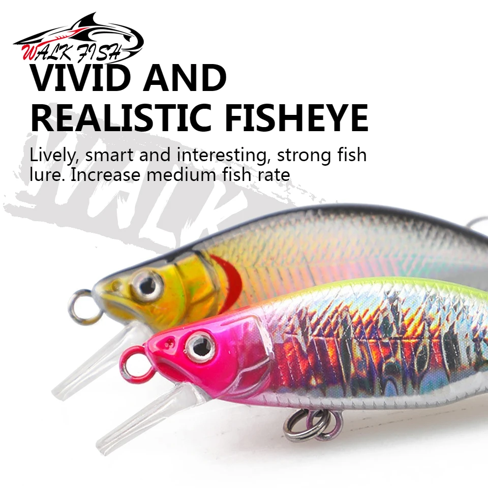 WALK FISH Wobbler Minnow articulado para lucio y black-bass - imagen 3