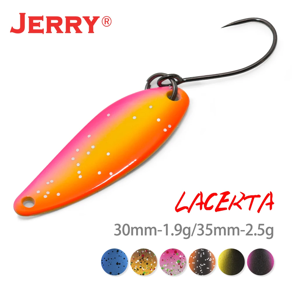 Jerry Lacerta Cuchara Giratoria Trucha – Señuelo para Curricán - imagen 4