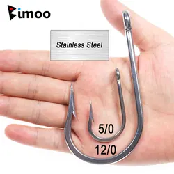 Bimoo Anzuelo Jig Head Inoxidable para Atún y Tiburón